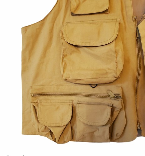 American Fishermen Sportsman's Apparel Men's Fishing Outdoor Vest 4245 Size L - Picture 4 of 11