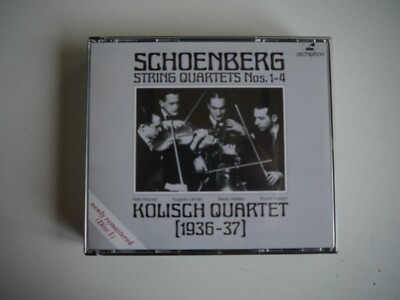 Schoenberg : The Four String Quartets - The Kolisch Quartet 1936-37 - Doppel CD