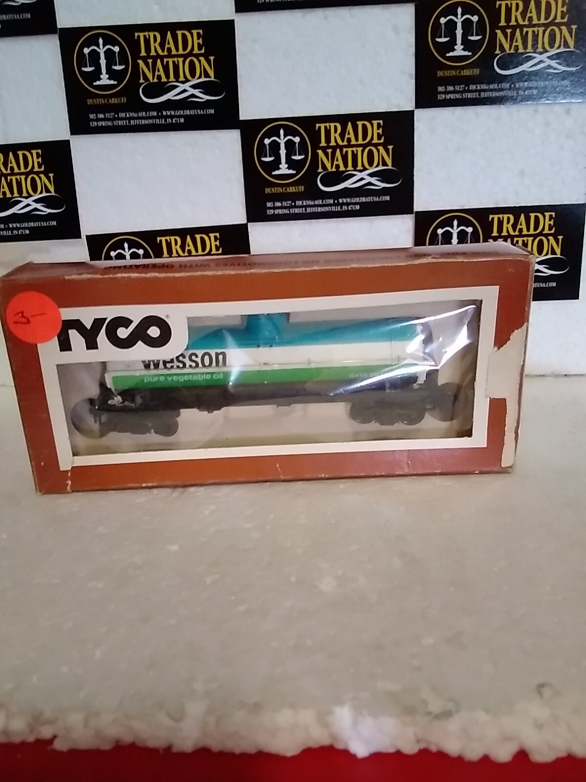 Tyco HO Scale 315K 40" Tank Car Wesson Pure Vegetable Oil GATX 9876 (U ...