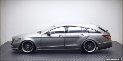 1/18 Norev Mercedes Benz CLS Shooting Brake Grey Custom Rims