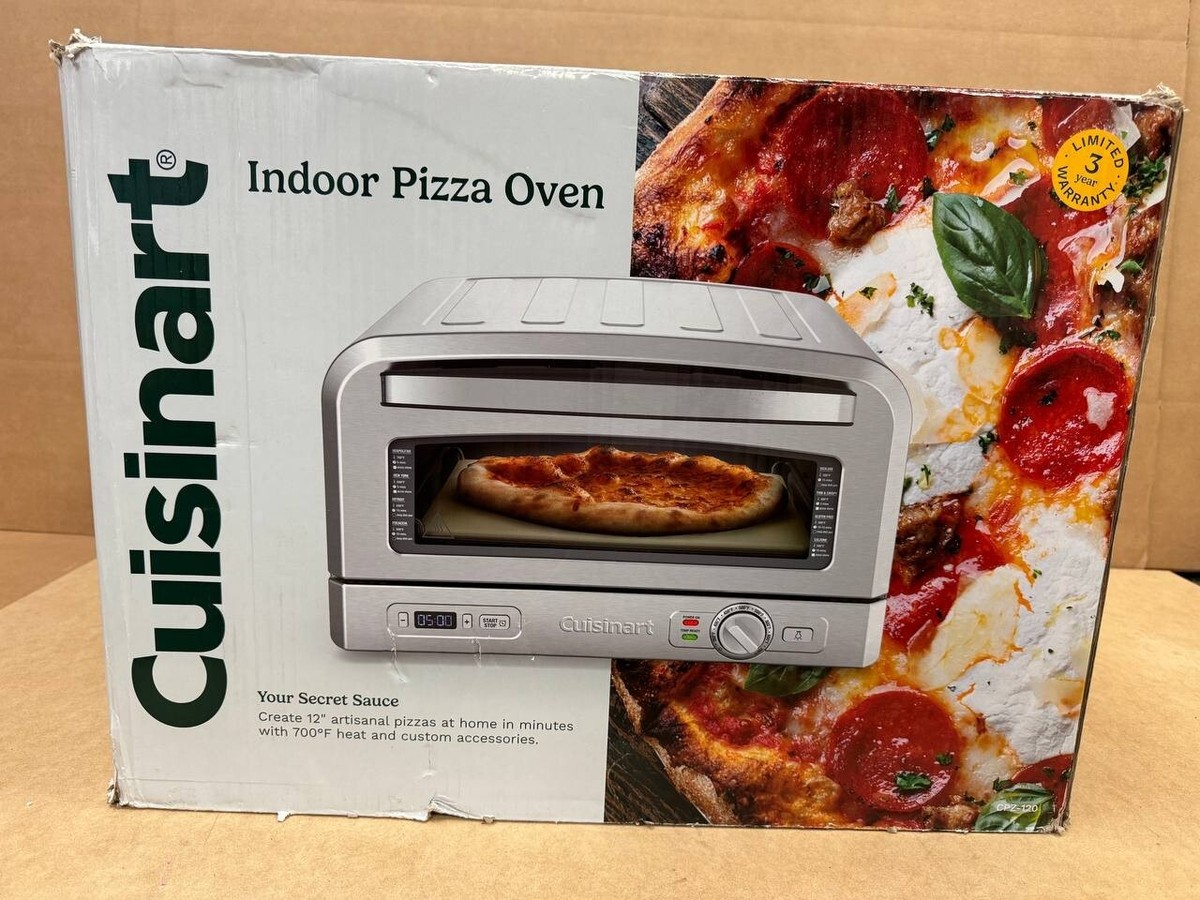 Cuisinart Indoor Pizza Oven Stainless Steel CPZ-120 | eBay