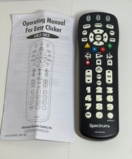 Spectrum UR3-SR3S-BH Remote Control for TV/DVD/Cable Box Big Button Easy Clicker