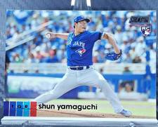 Shun Yamaguchi 2020 Stadium Club BLACK FOIL SP #57 - Blue Jays RC