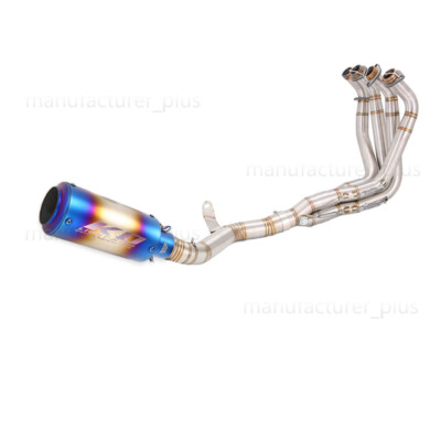 For Kawasaki Z900 Ninja Exhaust System Header Mid Link Pipe 51mm Muffler Tips