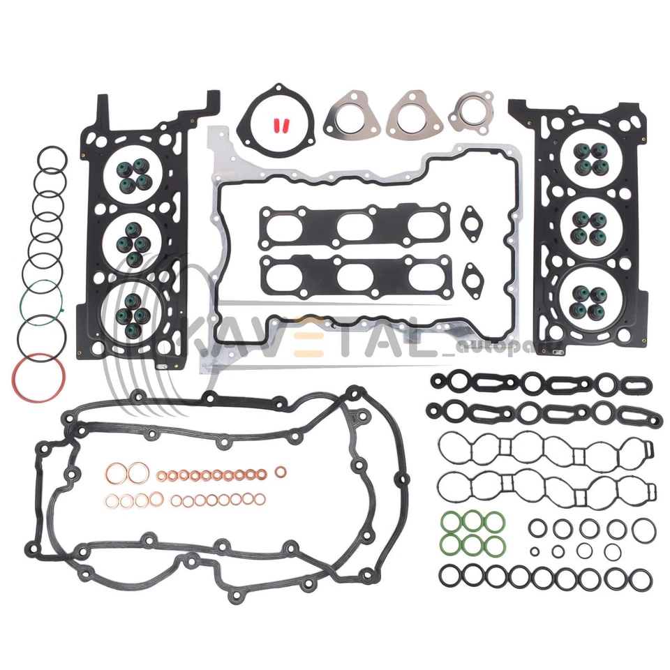 Kit de sellos de junta y pernos de cabeza para Jeep Grand Cherokee Chrysler 300 Ram 1500 3,0 L Foto 2 de 4