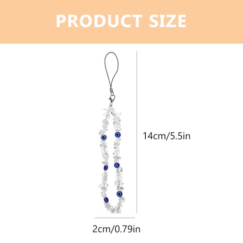Mobile Phone Chain Pendant Beaded Charm Strap Cell Wrist Lanyard - 第 11/12 張圖片