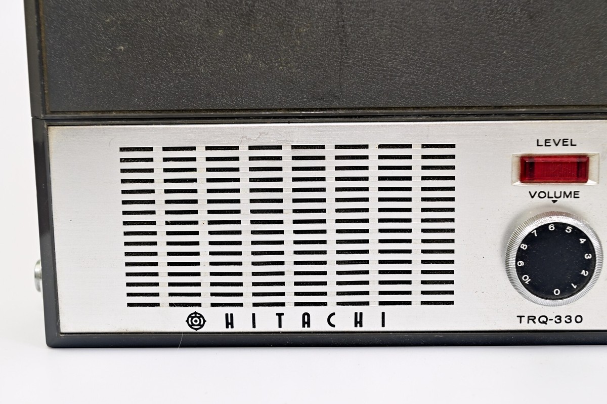 Vintage Hitachi TRQ-330 Level Matic Portable Reel To Reel Tape
