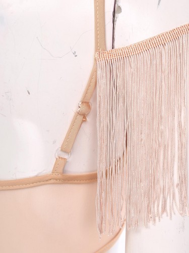 Damen-Tanzkleidung verstellbare Träger Kleid funkelnder Rock Tanz Clubwear Ballsaal - Bild 36 von 72