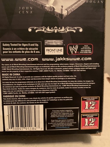 WWE Unmatched Fury John Cena 2007 Platinum Series Action Figure Toy New Sealed - Afbeelding 3 van 5
