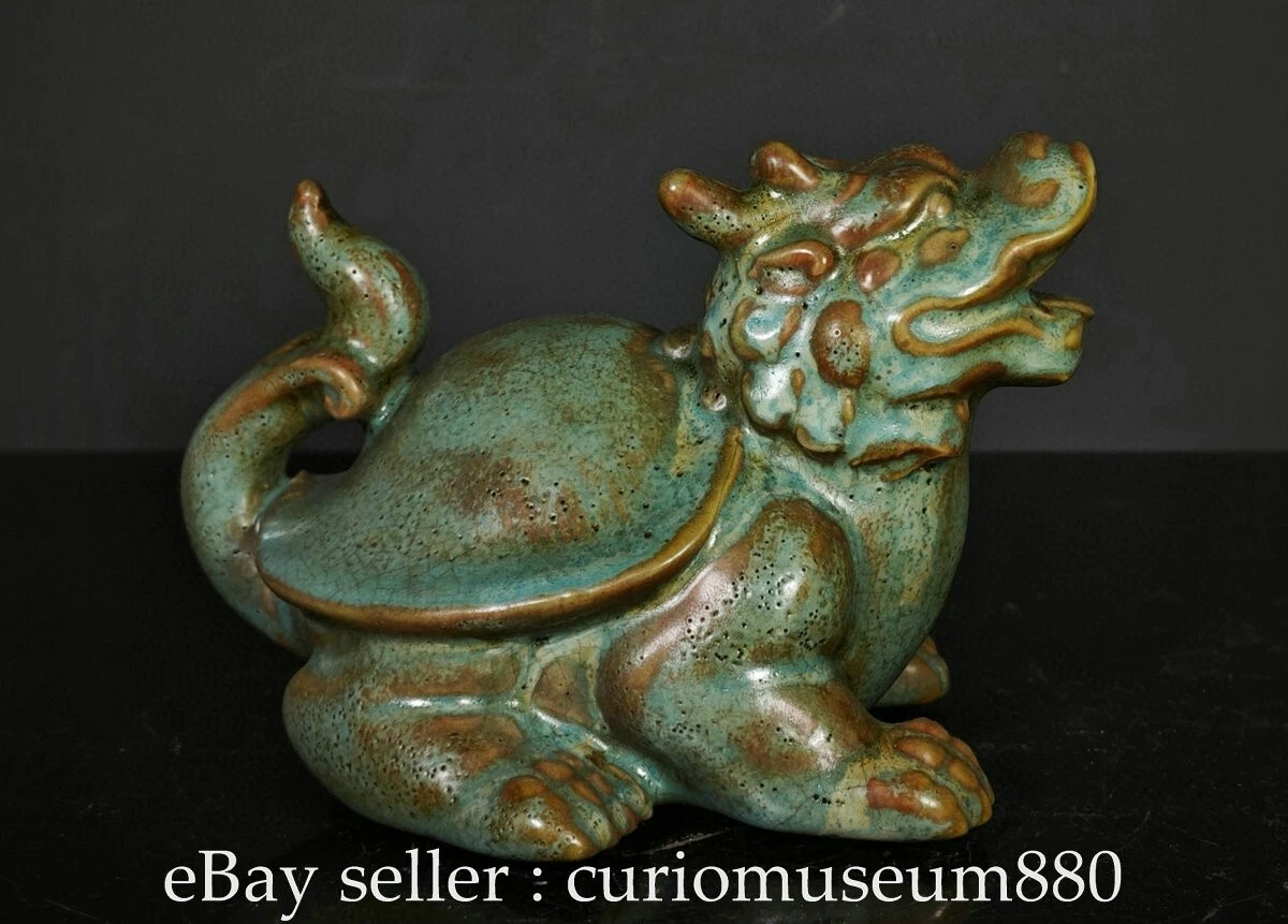 乌龟龙陶瓷中国风雕像、雕像| eBay