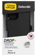 OtterBox Defender Series Iphone 16 Shockproof Case with DROP+ Military Protectio