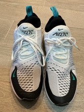 Size 8.5 - Nike Air Max 270 Dusty Cactus Men  s White/Turquoise Athletic Shoes
