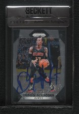 BAS 2017-18 Panini Prizm Dennis Schroder #101 Beckett Auth Sticker Auto ow6
