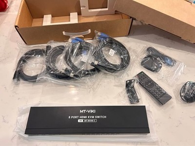 MT-VIKI 8 Port HDMI KVM Switch 4K@30HZ