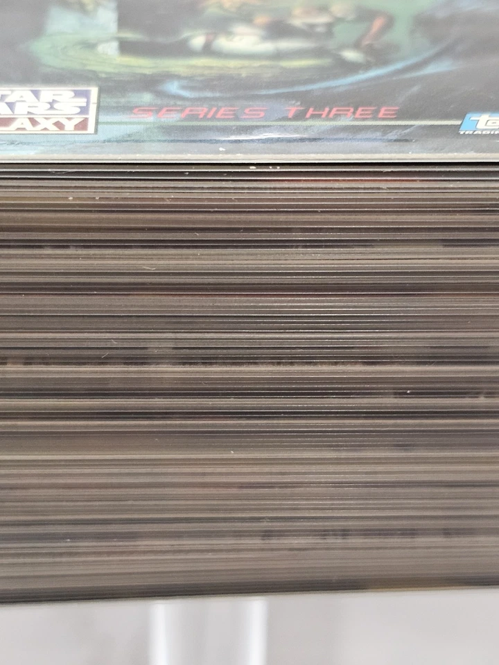 1995 Star Wars Series 3 Galaxy Card Complete Set Topps Crispy Higher Grade Gloss - Image 2 of 4