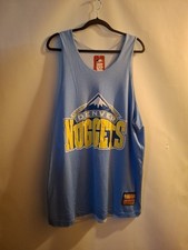 Reversible Denver Nuggets NBA Basketball Jersey STITCHED Bigman G-III 1967