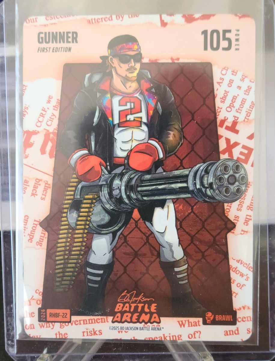 Bo Jackson Battle Arena Gunner Brawl Headline RHBF-22