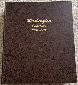 DANSCO COIN ALBUM #7140 WASHINGTON QUARTERS 1932-1998