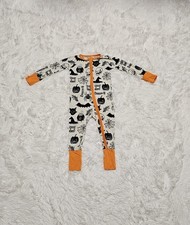 Little Sleepies WITCHES BREW Halloween Zippy Pajamas 6-12 Months