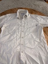 Carhartt Men's Short-Sleeve Button-Down Work Shirt tan medium