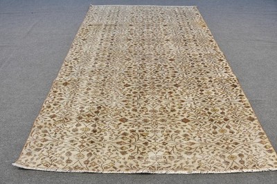 Turkish Rug, Large 5,5x9,1 ft Rug, Brown Moroccan Rug