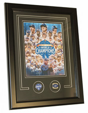 Los Angeles Dodgers 2025 World Series Champs 2-Pin Photo Framed Set memorabilia