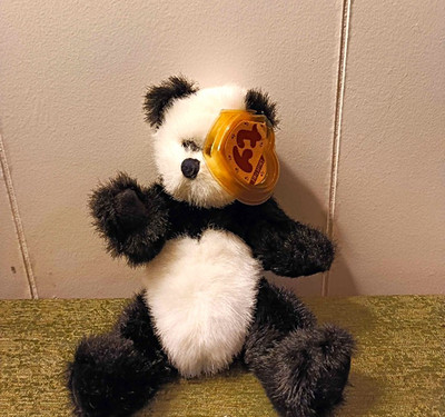 Ty Beanie Babies Checkers Panda Bear Plush, 1999 Vintage, Age 3+