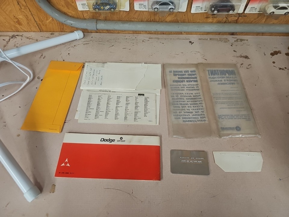 1968 DODGE CORONET OWNERS MANUAL SET RARE GLOVE BOX BOOKS NR | eBay