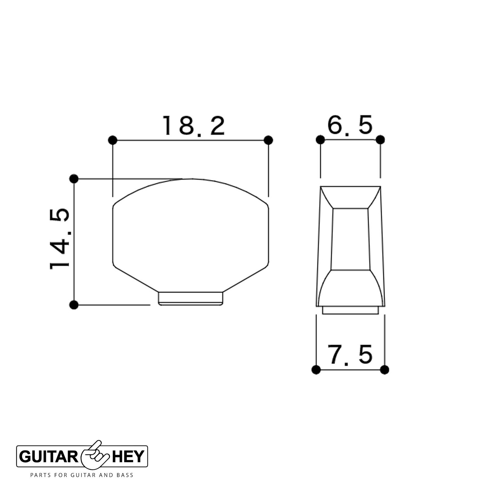 Gotoh SG381-07 MGT Sintonizzatori di Bloccaggio 7 Corde foto 4