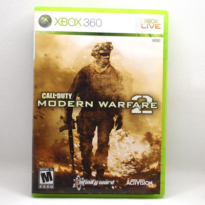 Call of Duty: Modern Warfare 2 (Microsoft Xbox 360, 2009) w/Manual Tested.