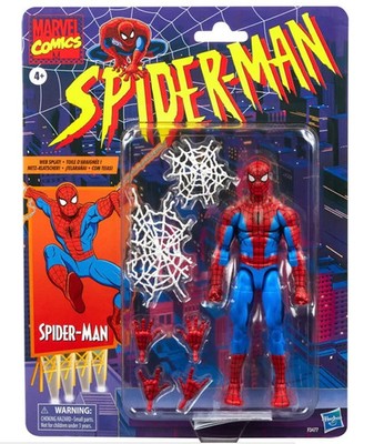 Marvel Legends Spider-Man Retro Cel Shaded Spider-Man Action Figure