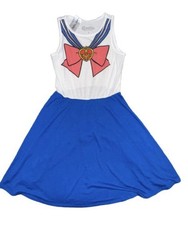 Sailor Moon Cosplay Anime Skater Dress Size Small Halloween Costume NWT
