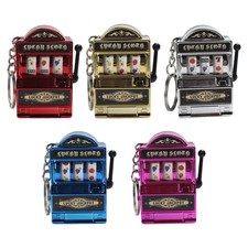 Mini slot machine portachiavi creativo mini gioco arcade giocattolo per