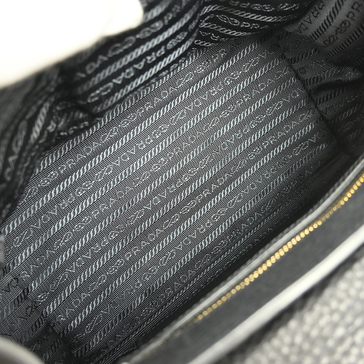 BUYIT Prada Black Leather 2way Handbag 180/BT0962 NQ03966 thumbnail 5