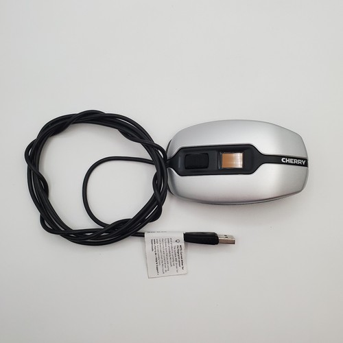Cherry MC 4900 Fingerspitze ID Maus biometrisch USB kabelgebunden optisch silber 1,8 m EUC - Bild 19 von 20