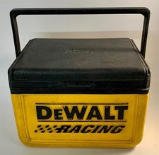 Vintage DeWalt Racing Cooler Coleman 6 Six Pack Outdoor Camping Travel USA
