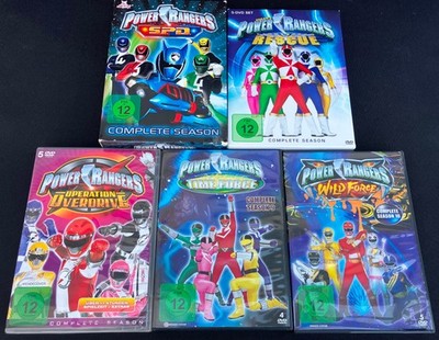 Power Rangers S.P.D. Lightspeed Rescue Operation Overdrive Wild Time Force DVD