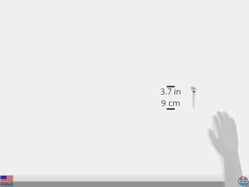 Boquilla trompeta de plata Bach 3C - Accesorio de instrumento de latón de alta calidad Foto 3 de 4