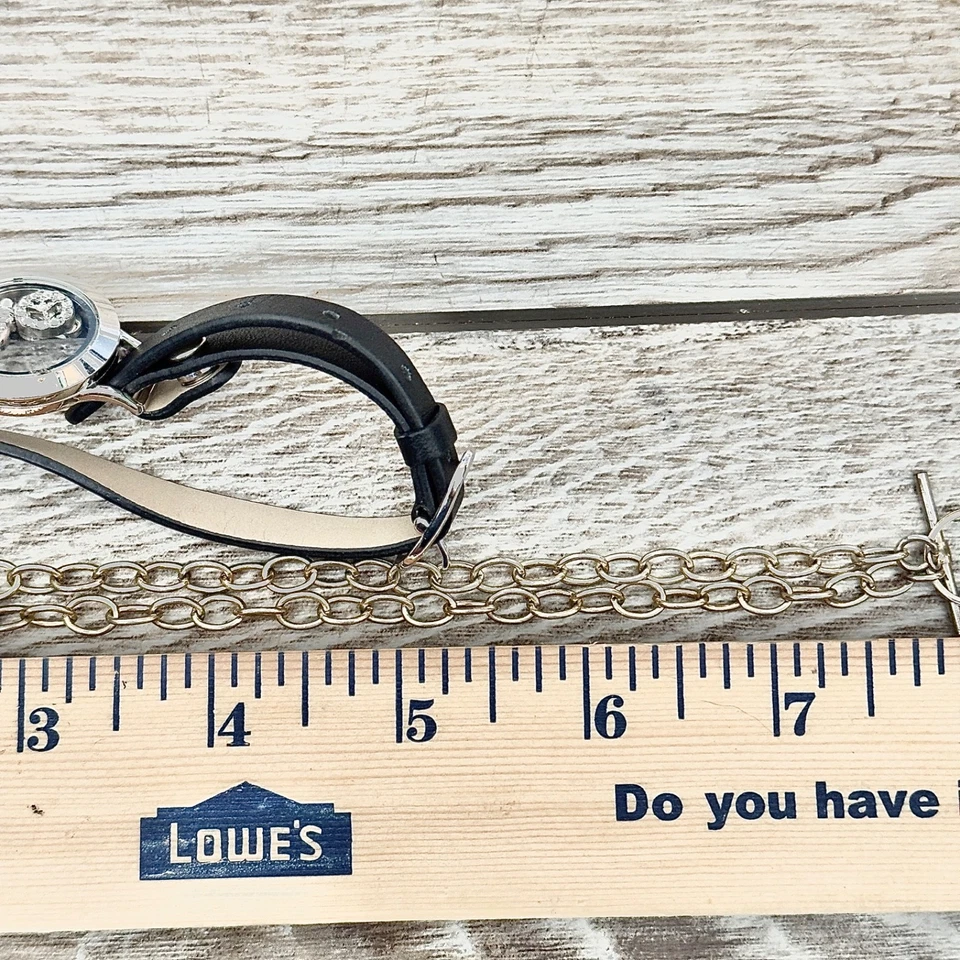 Lote de 2 medalhões de coruja de origami colar curto envoltório pulseira gema faltando - Imagem 3 de 4