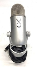 Blue Yeti USB Microphone Silver With Desktop Stand and USB Cable