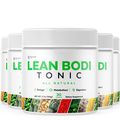 (5 Pack) Lean Bodi Tonic Powder Weight Management & Fitness Support 150 Servings
