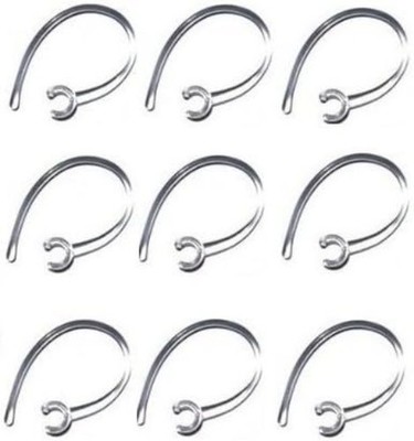 Universal Small Clamp Bluetooth Ear Hook Replacement Set - 10 Clear Pieces