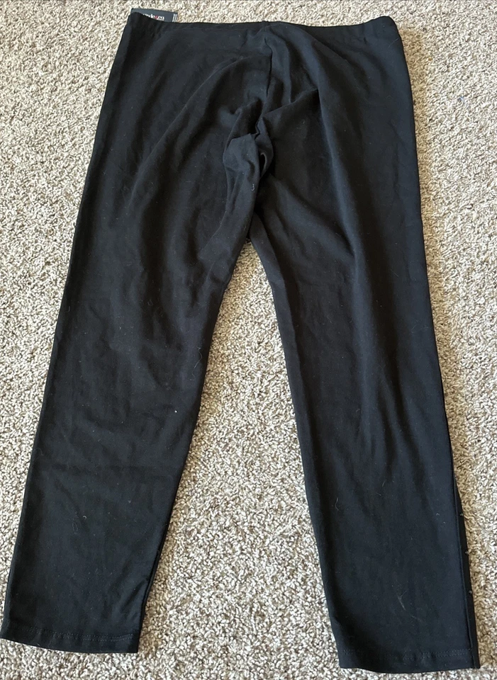 Nuevo con etiquetas Leggings Style & Co Mujer Talla Grande 3X (Medida 36X28) Tejido Negro Estrás Foto 2 de 4