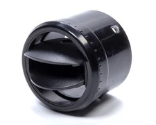 Vintage Air    499193    Double Vane Louver Black Bezel 2 70In Diameter