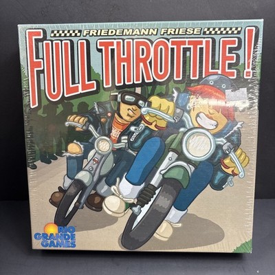 Rio Grande Boardgame Full Throttle! Box NEW 2021 Motorcycle Game