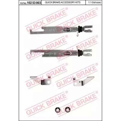 ORIGINAL  Quick Brake Nachsteller-Satz, Trommelbremse Hinten für Renault CLIO