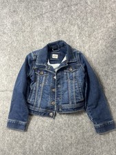 GAP Kids Girl Jean Jacket Size Small Regular Stretch Medium Wash Blue Denim