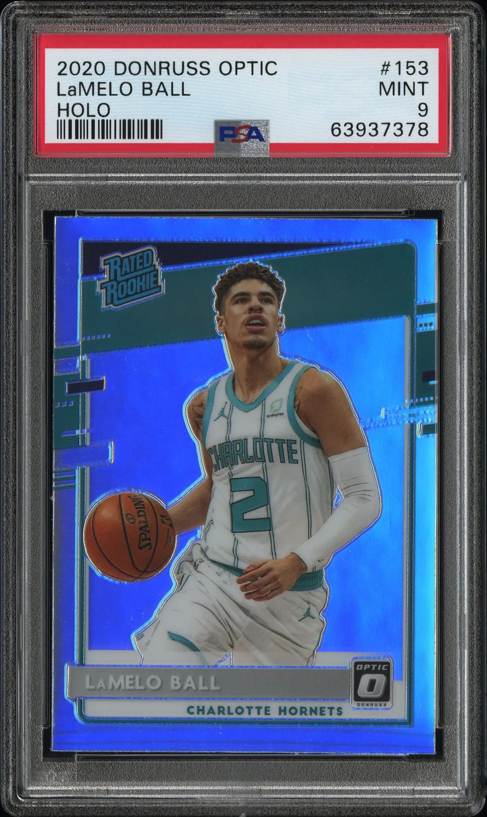 2020 Panini Donruss Optic Lamelo Ball #153 Holo PSA 9