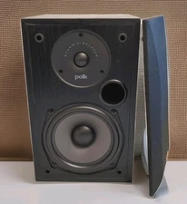 Polk Audio R15 Bookshelf Speaker 2 Way Dynamic, Black, The Speaker Specialists