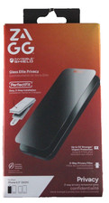 ZAGG Glass Elite Privacy Screen Protector for iPhone 17 - 5X Stronger